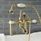 Kingston Brass AE107T7 Deck Mount Clawfoot Tub Faucet, Brushed Brass AE107T7 - alternate 3